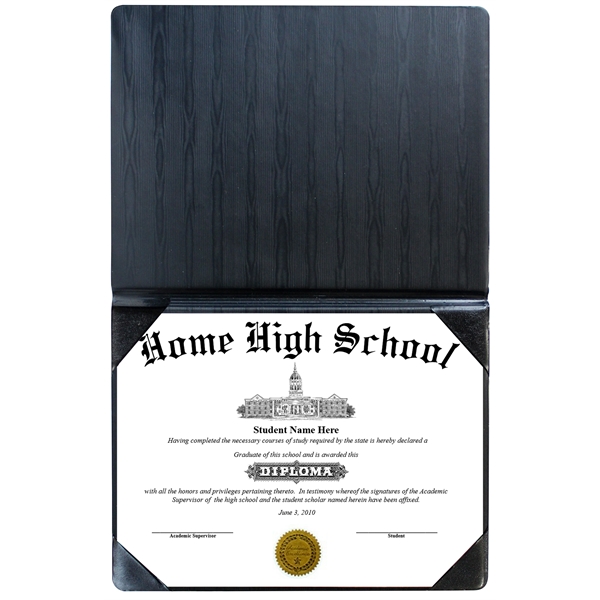 Heat sealed padded diploma holder (Portrait Style)... from ASI 83770 Royal Industries