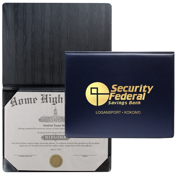 Heat sealed padded diploma holder (Portrait Style)... from ASI 83770 Royal Industries