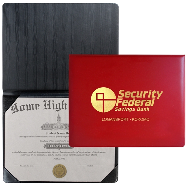 Heat sealed padded diploma holder (Portrait Style)... from ASI 83770 Royal Industries