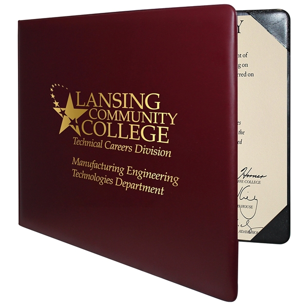 Heat sealed padded diploma holder (Portrait Style)... from ASI 83770 Royal Industries