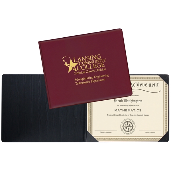 Heat sealed padded diploma holder (Portrait Style)... from ASI 83770 Royal Industries