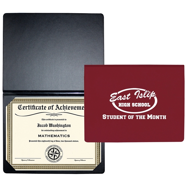 Heat sealed economy certificate holder (Portrait Style)... from ASI 83770 Royal Industries