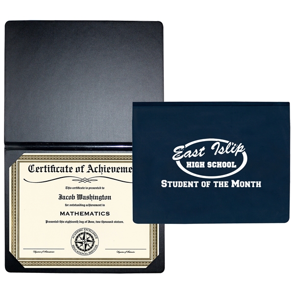 Heat sealed economy certificate holder (Portrait Style)... from ASI 83770 Royal Industries