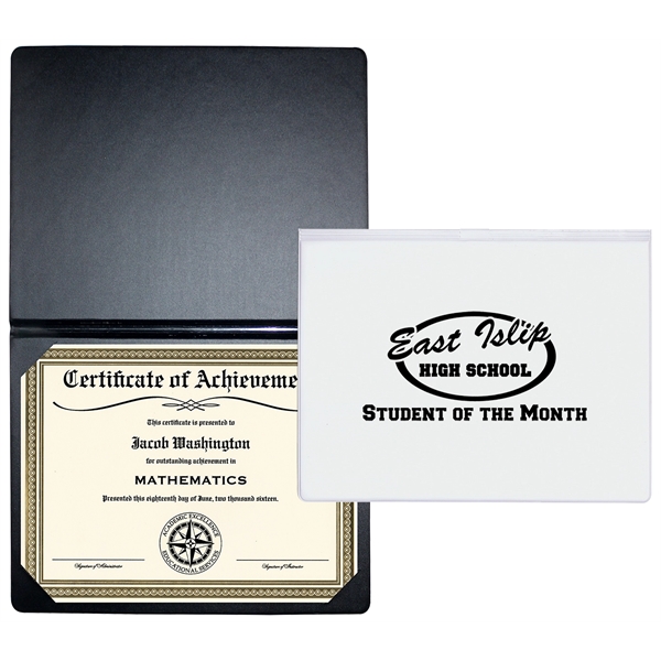 Heat sealed economy certificate holder (Portrait Style)... from ASI 83770 Royal Industries