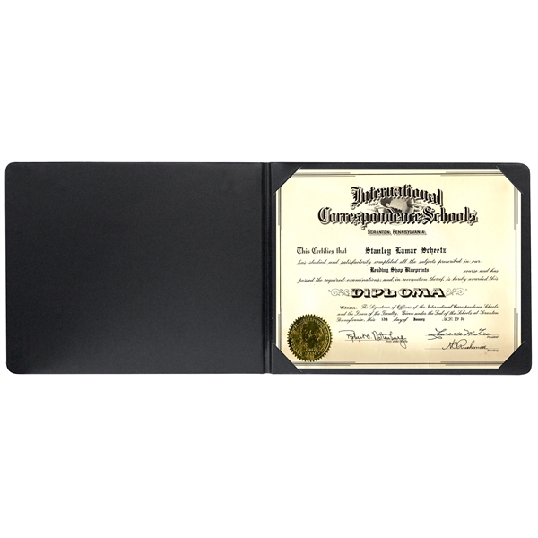 Heat sealed economy certificate holder (Portrait Style)... from ASI 83770 Royal Industries