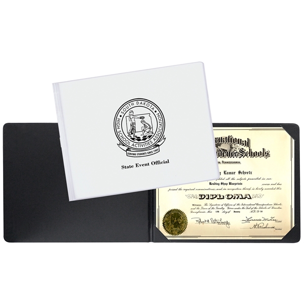 Heat sealed economy certificate holder (Portrait Style)... from ASI 83770 Royal Industries