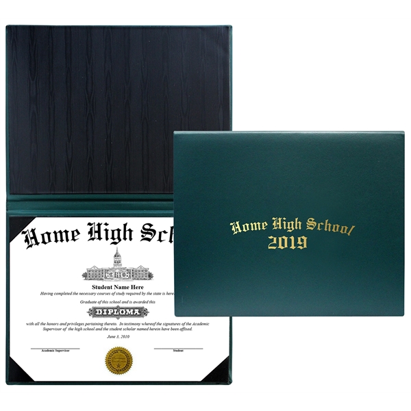 Turned Edge Single Diploma Holder (Portrait Style)... from ASI 83770 Royal Industries