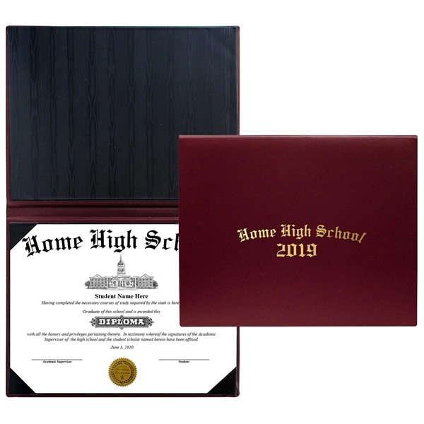 Turned Edge Single Diploma Holder (Portrait Style)... from ASI 83770 Royal Industries