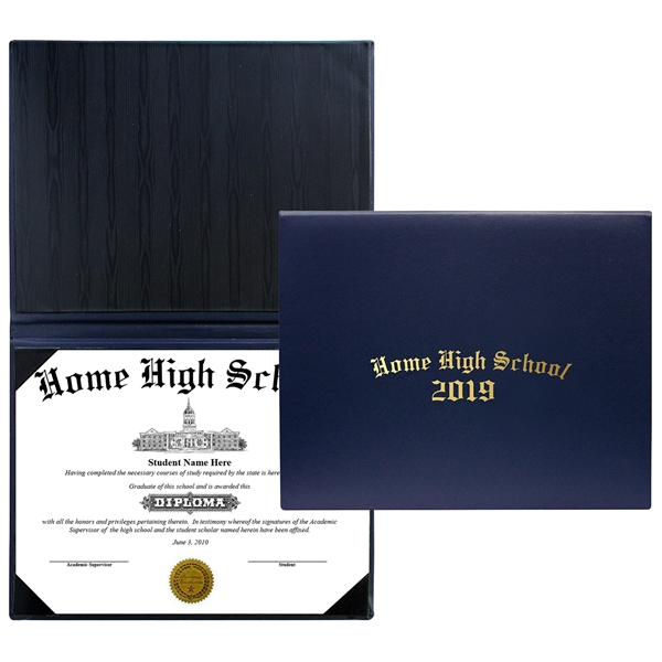 Turned Edge Single Diploma Holder (Portrait Style)... from ASI 83770 Royal Industries