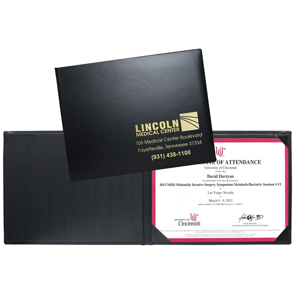Turned Edge Single Diploma Holder (Portrait Style)... from ASI 83770 Royal Industries