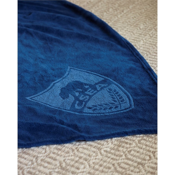 Remarkably soft and cozy Clifton Classic Blanket measuring 50" x 60"... from ASI 91605 Towel Specialties