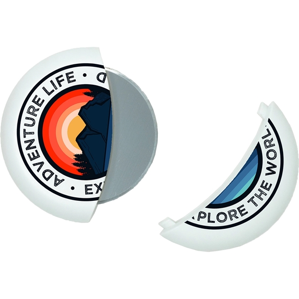 Pizza Cutter with stainless steel blade makes quick work of slicing... from ASI 61966 HPG / Beacon Promotions