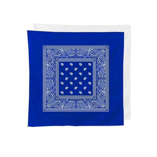 22" x 22" paisley bandanna made from 100% polyester... from ASI 53509 FIEL-Fairdeal Import & Export / FIEL