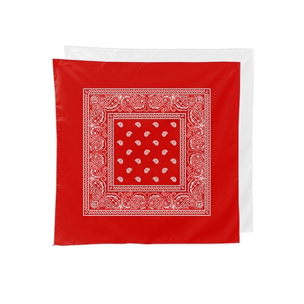 22" x 22" paisley bandanna made from 100% polyester... from ASI 53509 FIEL-Fairdeal Import & Export / FIEL