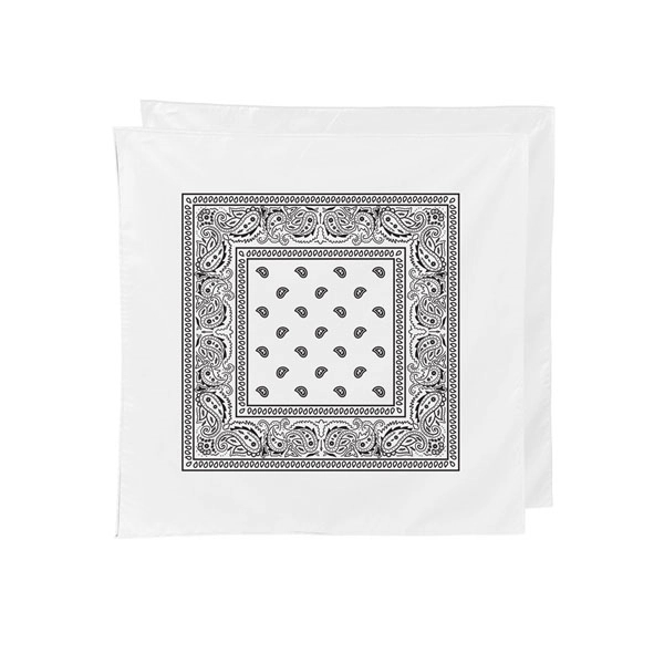 22" x 22" paisley bandanna made from 100% polyester... from ASI 53509 FIEL-Fairdeal Import & Export / FIEL