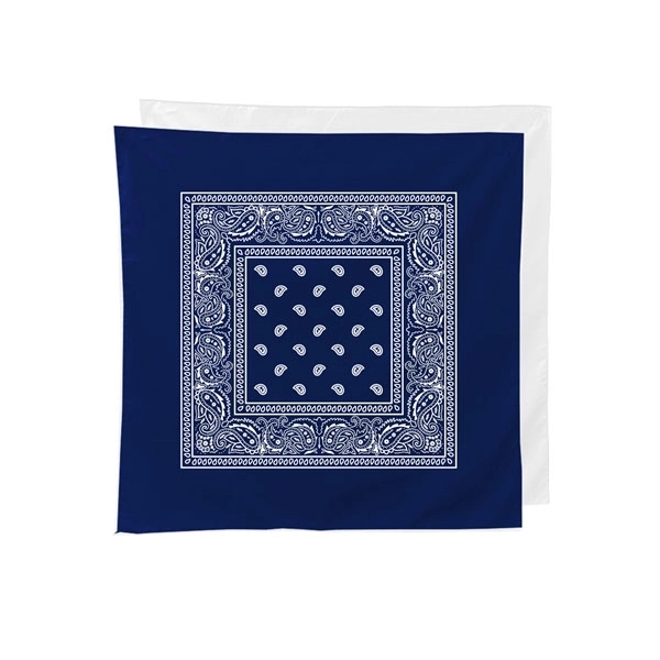 22" x 22" paisley bandanna made from 100% polyester... from ASI 53509 FIEL-Fairdeal Import & Export / FIEL