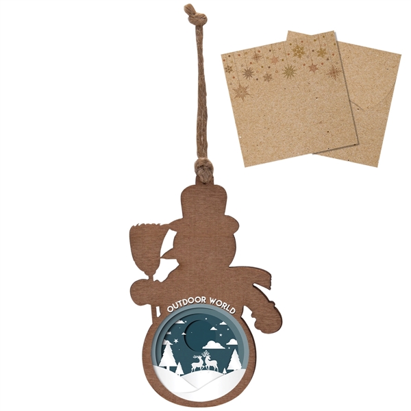 Decorative wooden ornament that comes in four different shapes.... from ASI 62190 Illini