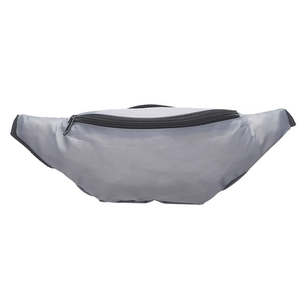 Polyester fanny pack with zippered compartment, adjustable straps and customization.... from ASI 39552 BEL Promo