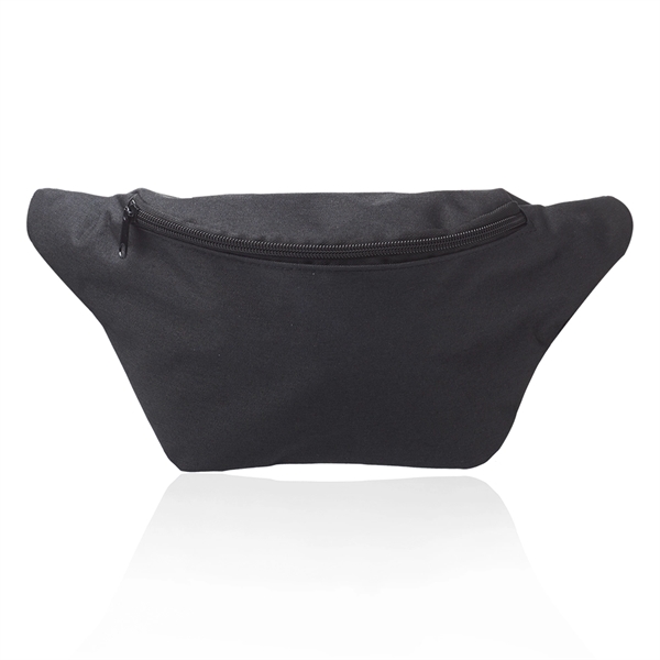 Polyester fanny pack with adjustable straps, buckle closure and zippered compartment.... from ASI 39552 BEL Promo