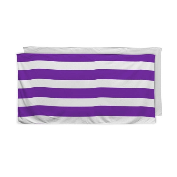 30" x 60" cabana stripe beach towel with full-color sublimation printing... from ASI 53509 FIEL-Fairdeal Import & Export / FIEL