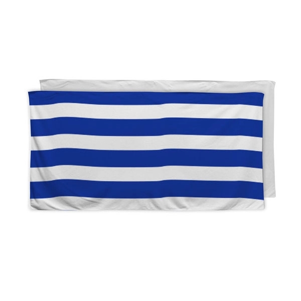 30" x 60" cabana stripe beach towel with full-color sublimation printing... from ASI 53509 FIEL-Fairdeal Import & Export / FIEL