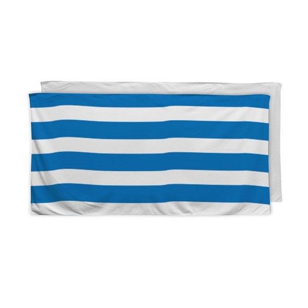 30" x 60" cabana stripe beach towel with full-color sublimation printing... from ASI 53509 FIEL-Fairdeal Import & Export / FIEL