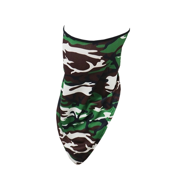 11.81" x 9.25" knit polyester mesh kids reusable face bandana neck... from ASI 37218 Athena Promo (tm)