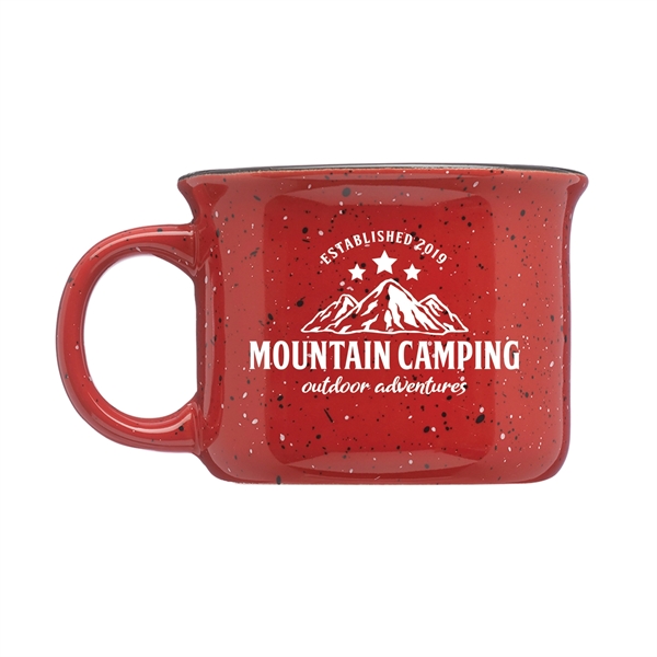 3.5" x 2.5" ceramic tin campfire style 8-ounce coffee mug with... from ASI 62088 IDProductsource
