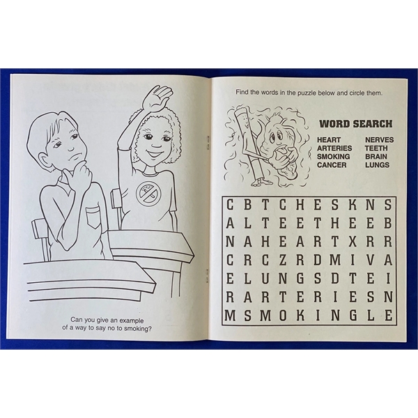 Tobacco use has dropped in recent years, but thousand still die... from ASI 45815 Coloring Book Solutions / Coloring Book Solutions™ LivRite