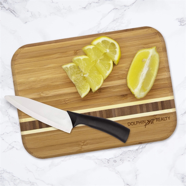 Barbados caribbean bamboo cutting board is perfect for cutting and serving... from ASI 91565 Totally Bamboo