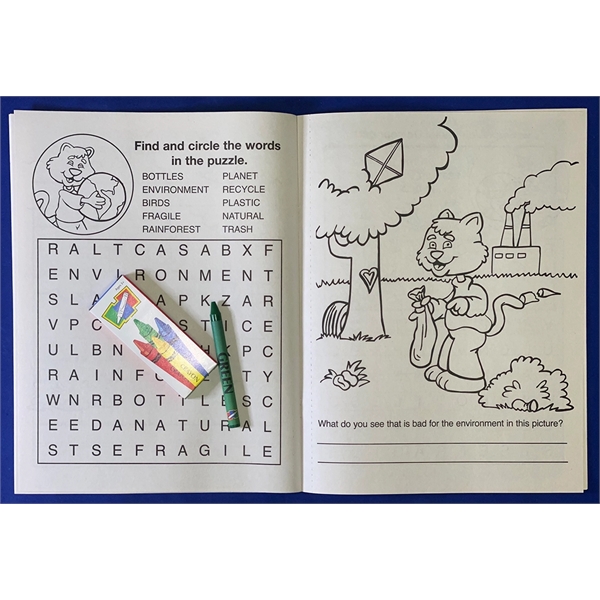 COLORING BOOK SET:  Keep Our Environment Clean coloring and activity... from ASI 45815 Coloring Book Solutions / Coloring Book Solutions™