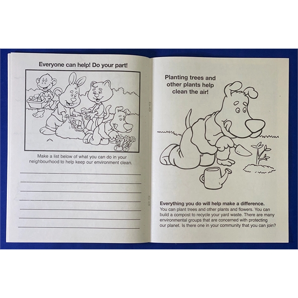 Keep Our Environment Clean coloring and activity book.... from ASI 45815 Coloring Book Solutions / Coloring Book Solutions™