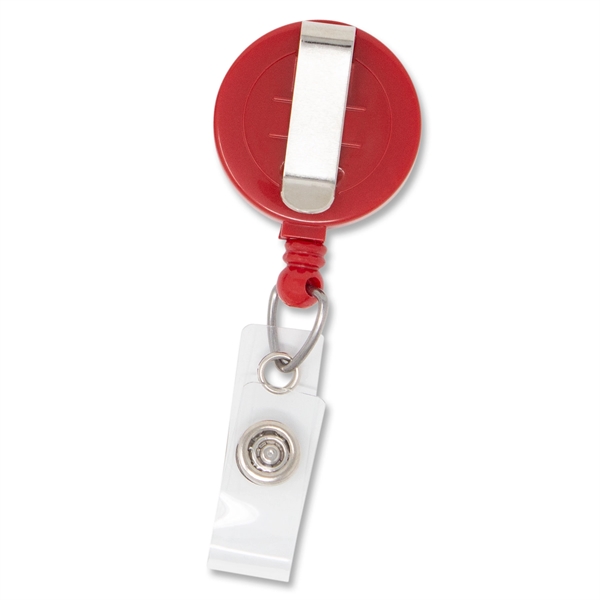 Show your pride in the USA! Patriotic flag design plastic badge... from ASI 79898 Promovision / PROMOVISION