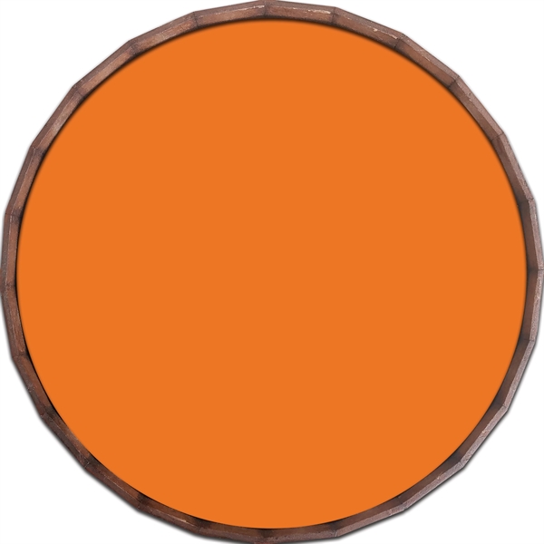 24" barrel sign with a galvanized band.... from ASI 50120 Dixie Seal & Stamp Co Inc / Dixiline