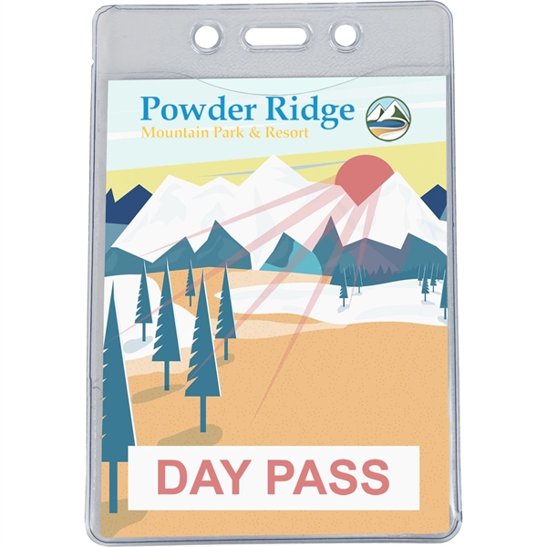 Vinyl pouch measuring 3-1/4" W x 4-3/4"  H with two... from ASI 54100 Fields Manufacturing Inc / Fields