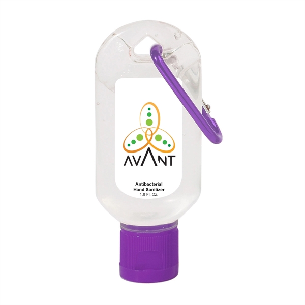 1.7 oz. Hand Sanitizer with Carabiner.  Lightly Scented.... from ASI 61125 Hit Promotional Products / Hit®