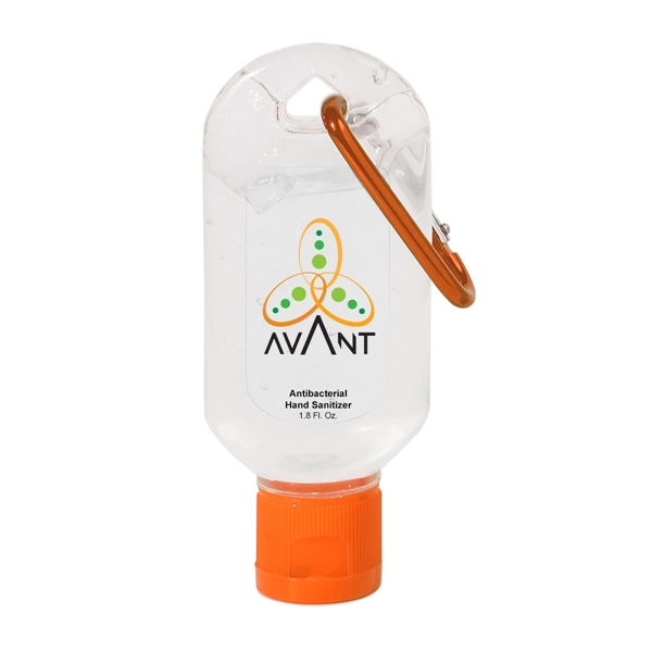 1.7 oz. Hand Sanitizer with Carabiner.  Lightly Scented.... from ASI 61125 Hit Promotional Products / Hit®