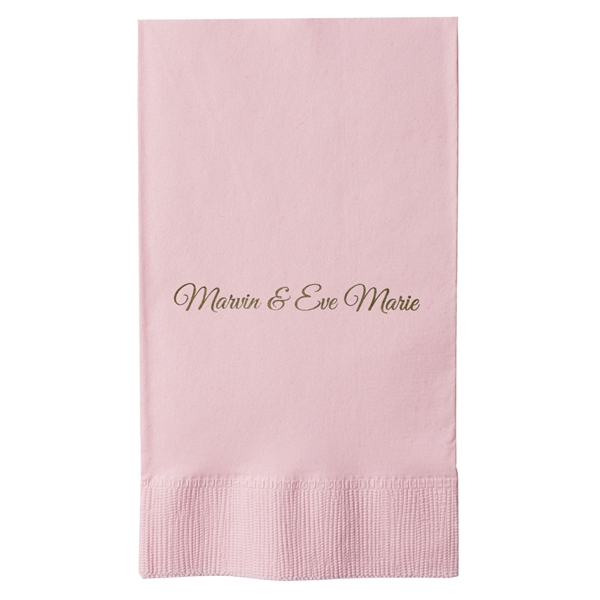 2-ply dinner napkin in light tone colors. Coin edge embossed with... from ASI 88200 TK Sorg's - A Div of Arch Promo Group, LLC / PETITE