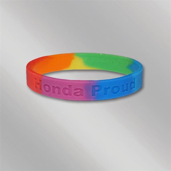 Custom silicone bracelet. Specify size when ordering.... from ASI 55610 Gempire/Floral Promotions