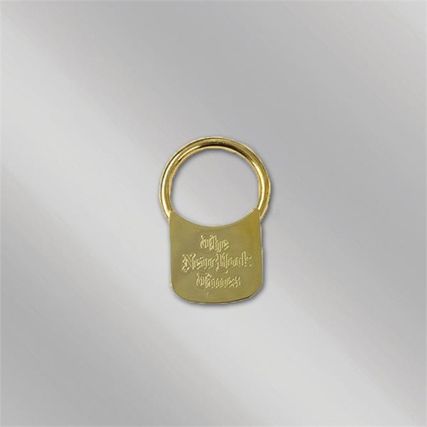 Valet key tags can have either an emblem or an engraved... from ASI 55610 Gempire/Floral Promotions