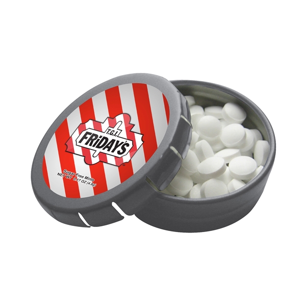 1.382" x 0.453" mini Tek Klick round metal tin; includes 0.25... from ASI 90807 Tekweld