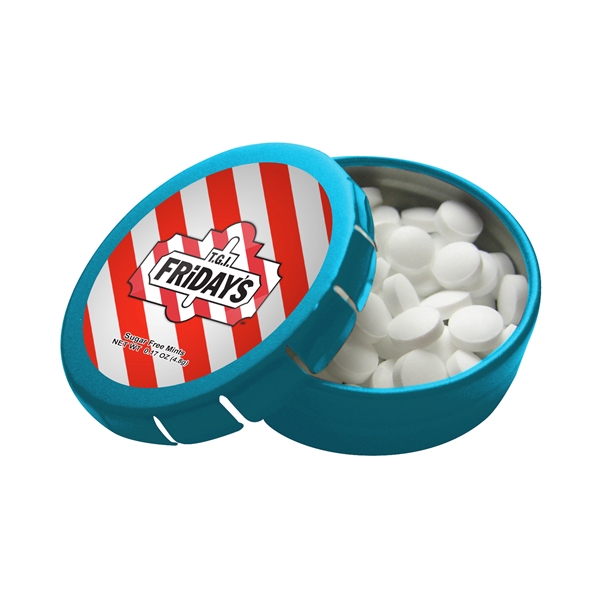 1.382" x 0.453" mini Tek Klick round metal tin; includes 0.25... from ASI 90807 Tekweld