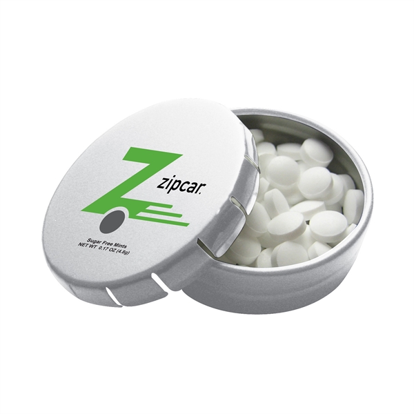 1.382" x 0.453" mini Tek Klick round metal tin; includes 0.25... from ASI 90807 Tekweld