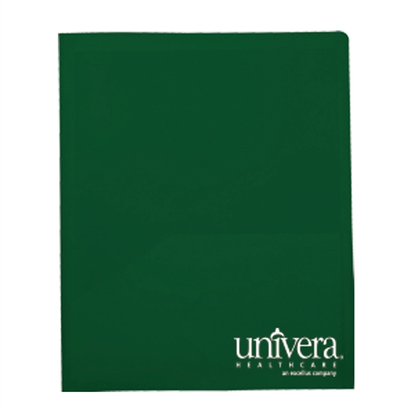 Satin finish twin pocket presentation folder.... from ASI 52541 Epoly Corp