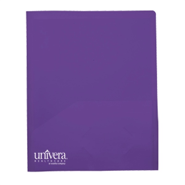 Satin finish twin pocket presentation folder.... from ASI 52541 Epoly Corp