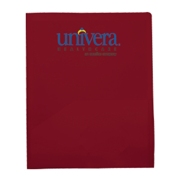 Satin finish twin pocket presentation folder.... from ASI 52541 Epoly Corp