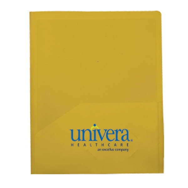 Satin finish twin pocket presentation folder.... from ASI 52541 Epoly Corp