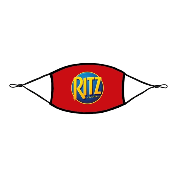 Two-ply reusable polyester and cotton face mask with adjustable ear loops... from ASI 30250 AZX Sport USA