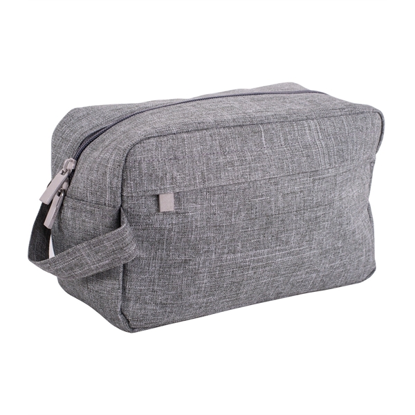 9" x 5 1/2" x 4" polyester toiletry kit with zippered... from ASI 76730 Peerless Umbrella Co Inc / Threads By Peerless