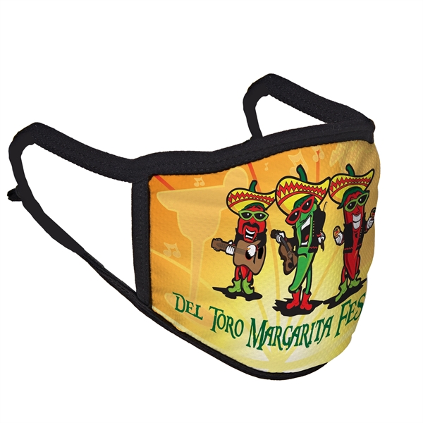 7" x 5" reusable three-ply acrylic face mask with cooling fabric,... from ASI 35290 American Ad Bag Co